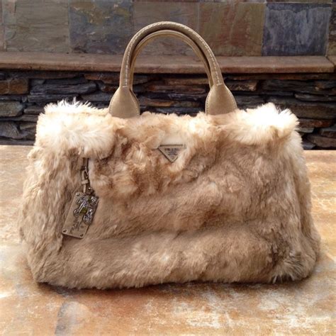 prada faux fur bag|knockoff prada handbags.